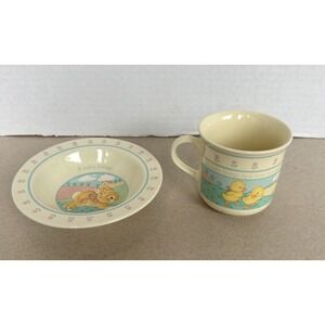 Hallmark‎ Vintage Child's Bowl and Cup Set - 1984, Made Japan.